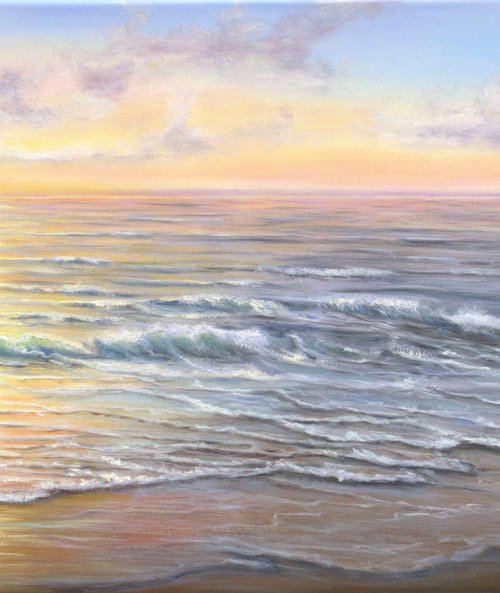 Ocean sunset 3 by Ludmilla Ukrow