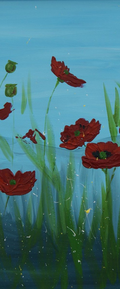 Summer Poppies by Marjory Sime