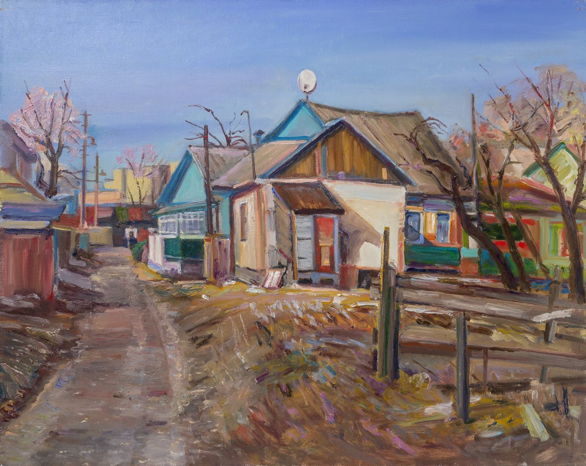 On The Outskirts Of Chernigov. Spring By Vyacheslav Onyshchenko, 35 X 28, Artwork For Sale On Artfinder