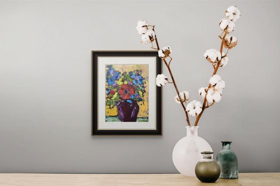 Vase of Summer Colors