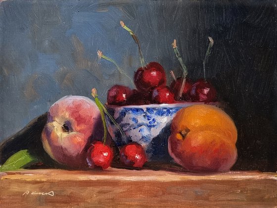 Pêche, Abricots et Cerises