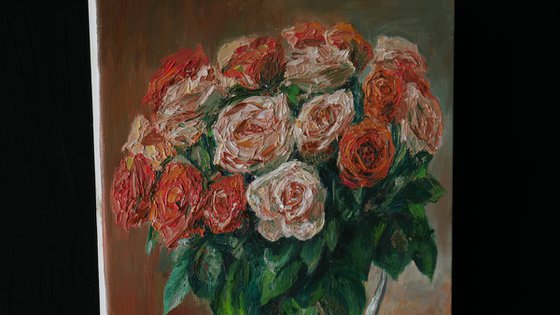 Roses painting