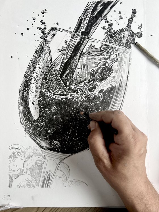Red Wine Splash #2