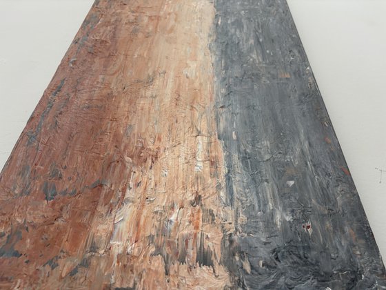 „Where silence dwells“ 100x45x2 cm