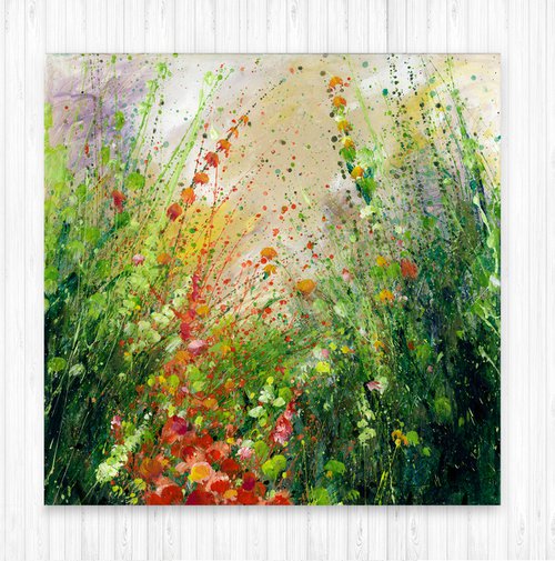 Dreaming In The Meadow - Floral Painting by Kathy Morton Stanion by Kathy Morton Stanion