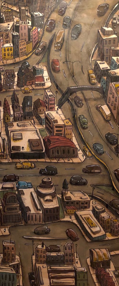 Infinite city #2 by Art of Aaron Wooten