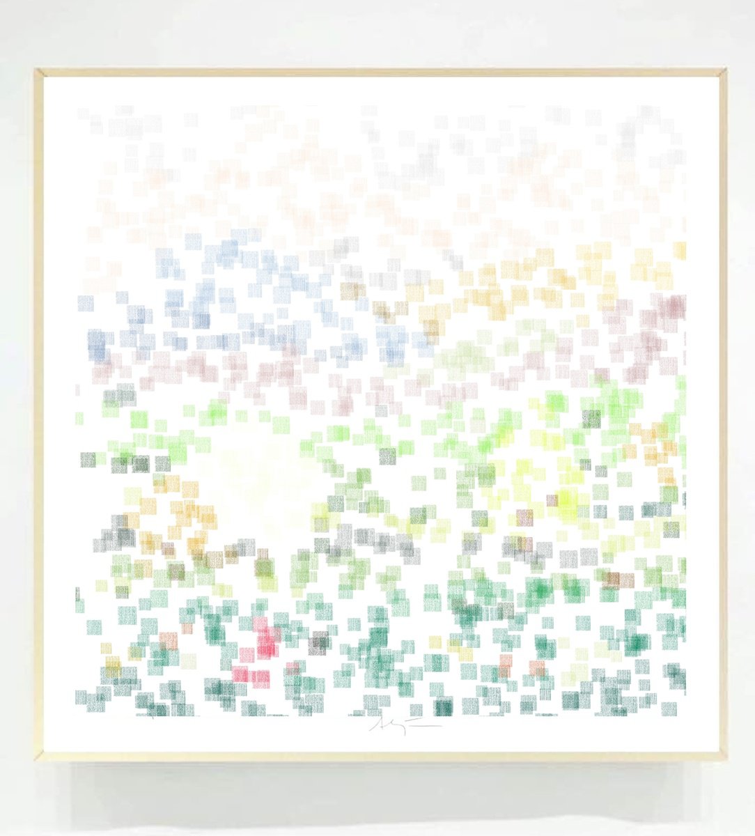 Impressionistic Giclee Print , Fields Ii By Alejos, 17 X 17, Artwork For Sale On Artfinder