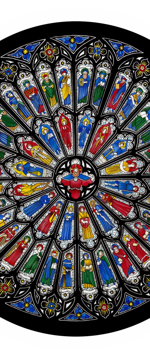 Westminster Abbey Rose Window by Shelley Ashkowski