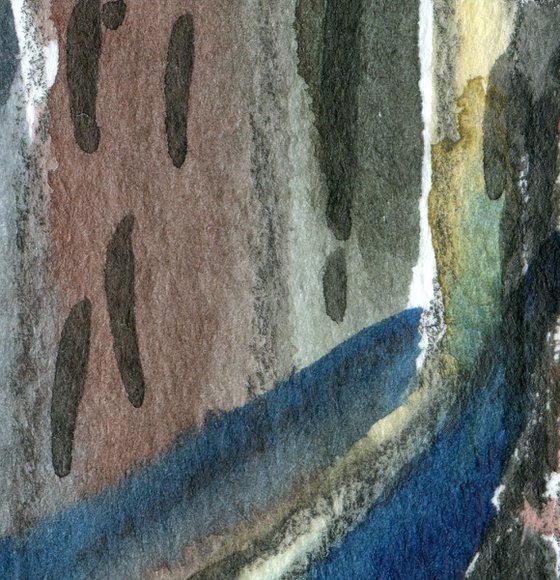 Dark Canal Venice; Original Watercolour ACEO