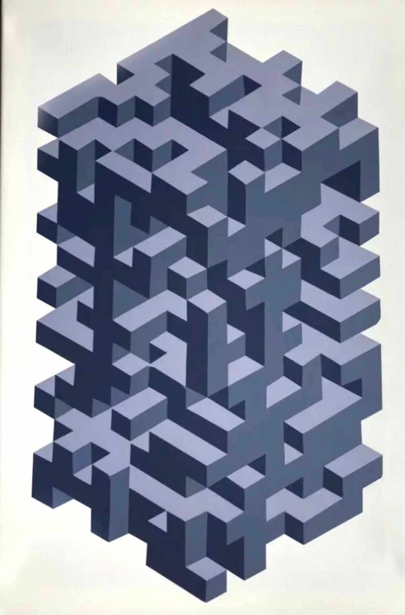 Modern Geometric Framed Canvas Print by Dominic Joyce