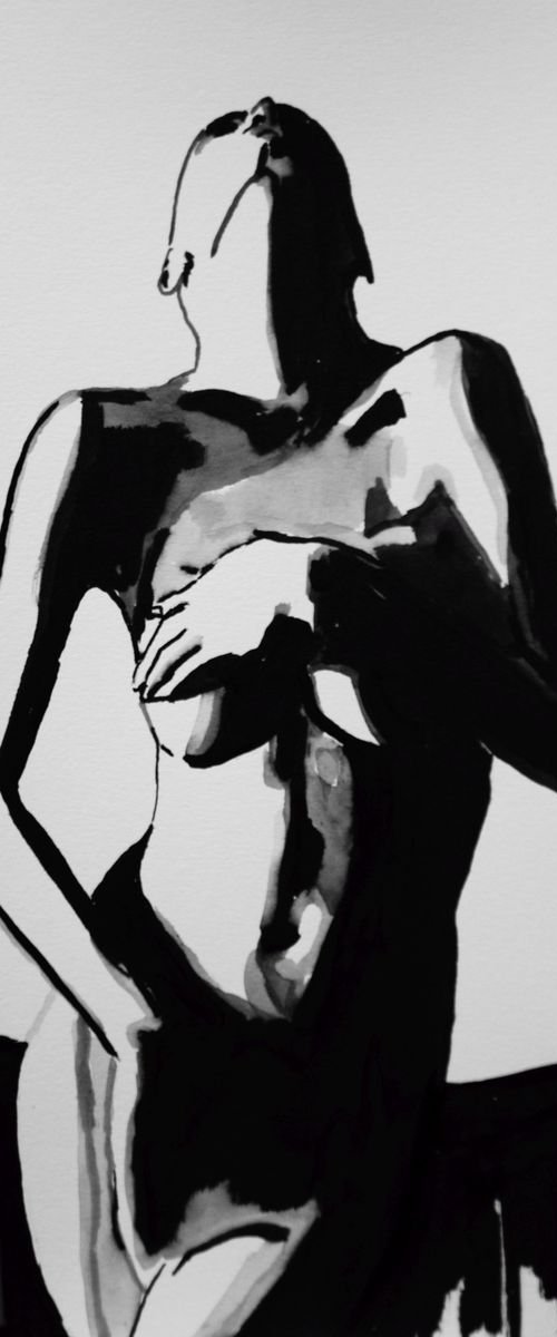 Nude #185 PA / 42 x 29 cm by Alexandra Djokic