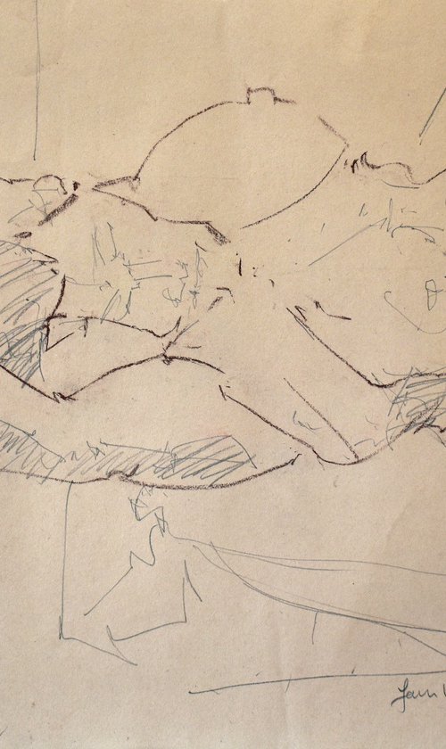 Nude Female Study -No 645 by Ian McKay