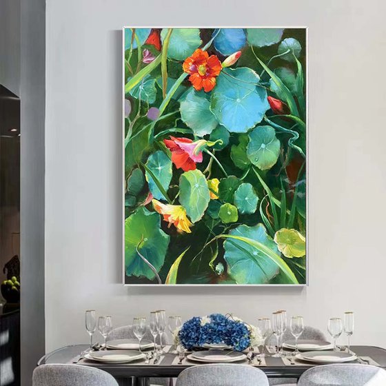 Realism floral painting：spring t217