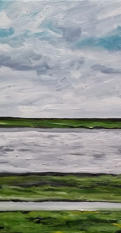 Grass, Water, Sky by Katrina Case