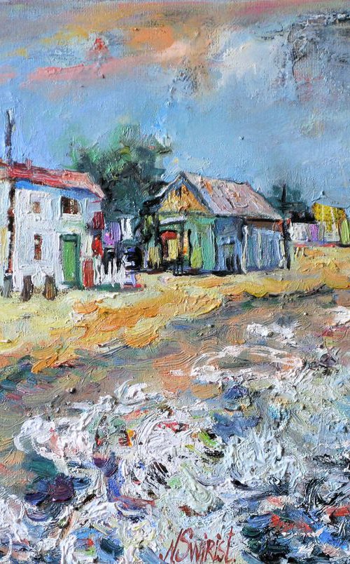Nic Ostapenco.  Morning. by Nikifor Swiristuhin