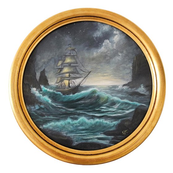 Tempest, oil painting