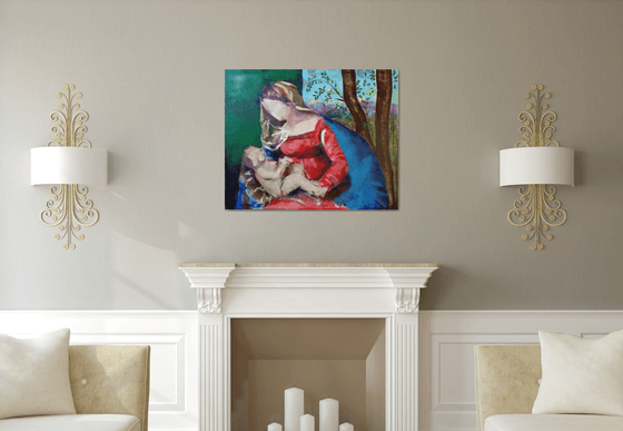 Madonna and child 5