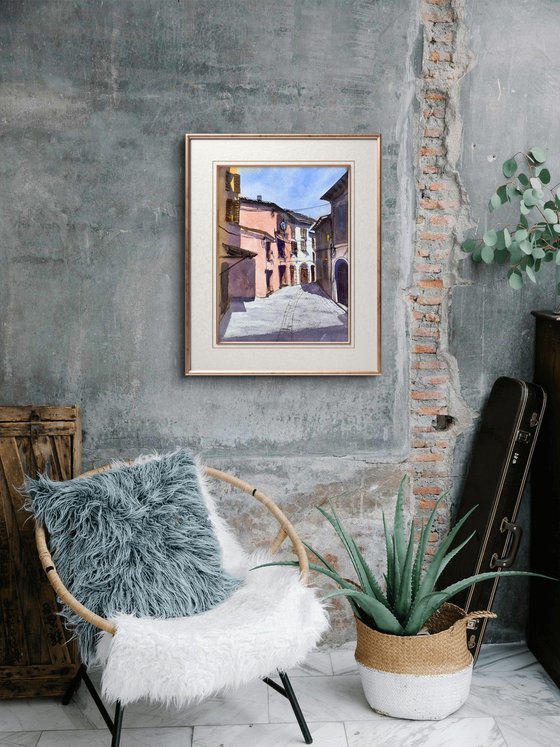 Fabriano Old town history centre