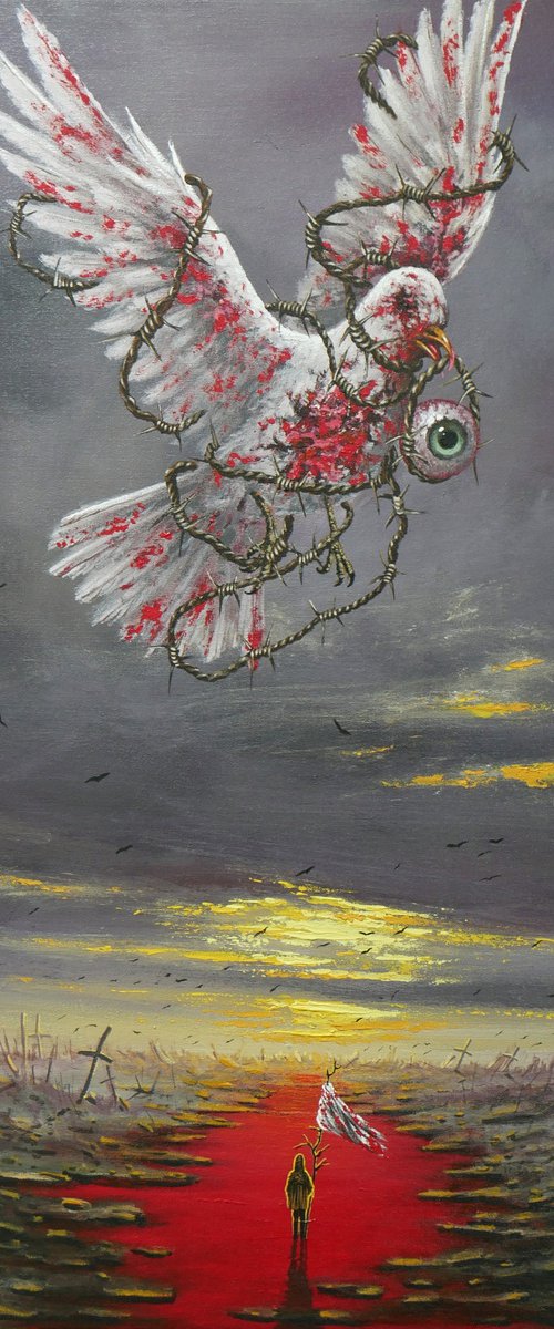 Dove of peace by Eugene Gorbachenko