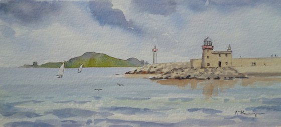 Lighthouse at Howth Pier