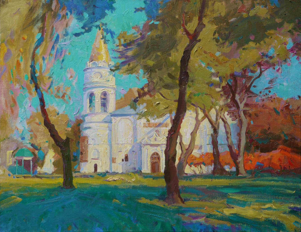 Ancient cathedral in Chernihiv by Victor Onyshchenko