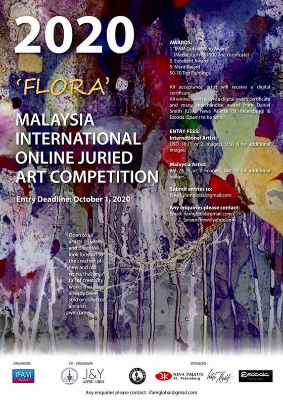 Sunflowers painting - This work won “Excellent Award” in 2020 Malaysia International Online Juried Art Competition FLORA category!