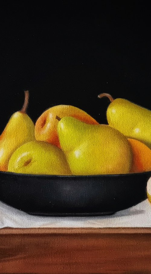 Bowl of Pears by Priyanka Singh