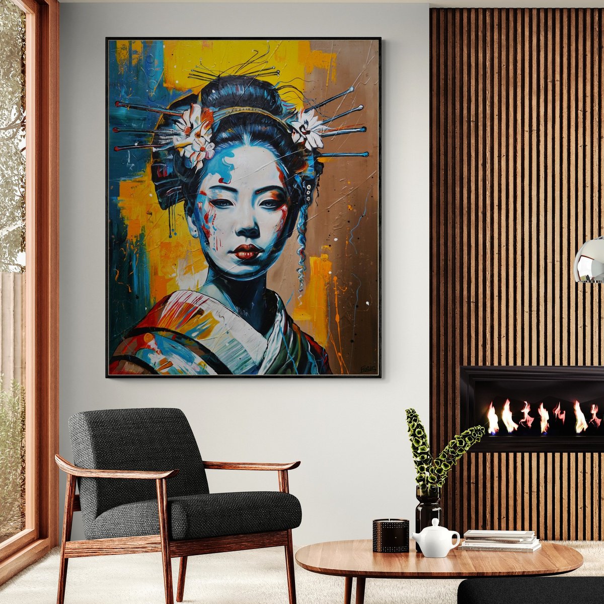  Budo Warrior Within By Franko, 48 X 60, Artwork For Sale On Artfinder