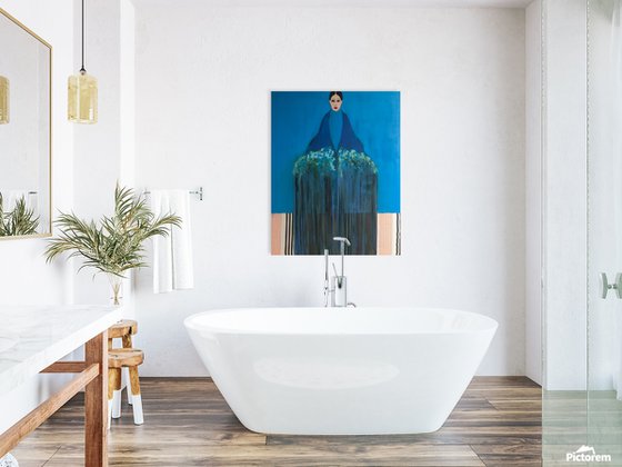 Girl With Flowers — III