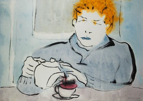 Red Tea by Marcel Garbi