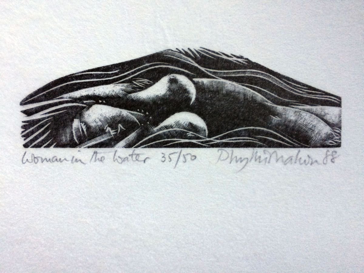 Woman in the water by Phyllis Mahon
