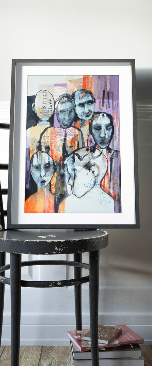 Study of a crowd #22 by Carolynne Coulson