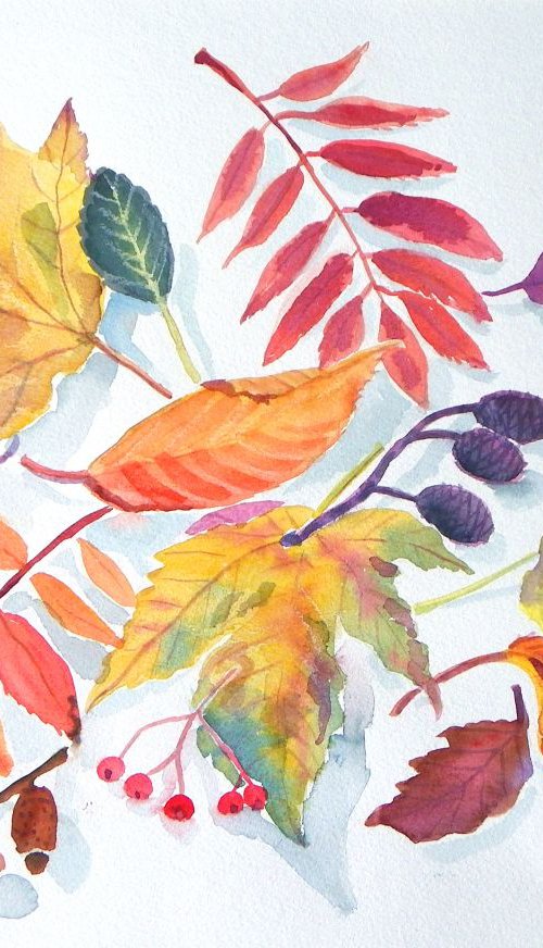 Autumn Leaves by Mary Stubberfield