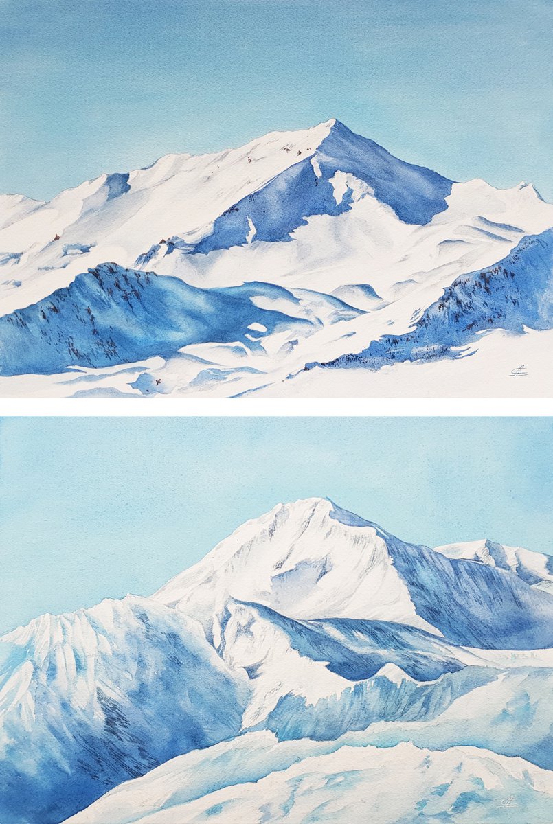 Snowy mountains #1_3 by Svetlana Lileeva