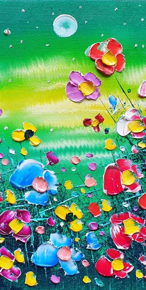 "Northern Lights & Flowers in Love" by Phil Broad
