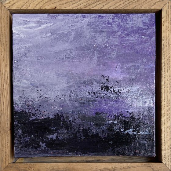 Purple Evening - Small Abstract