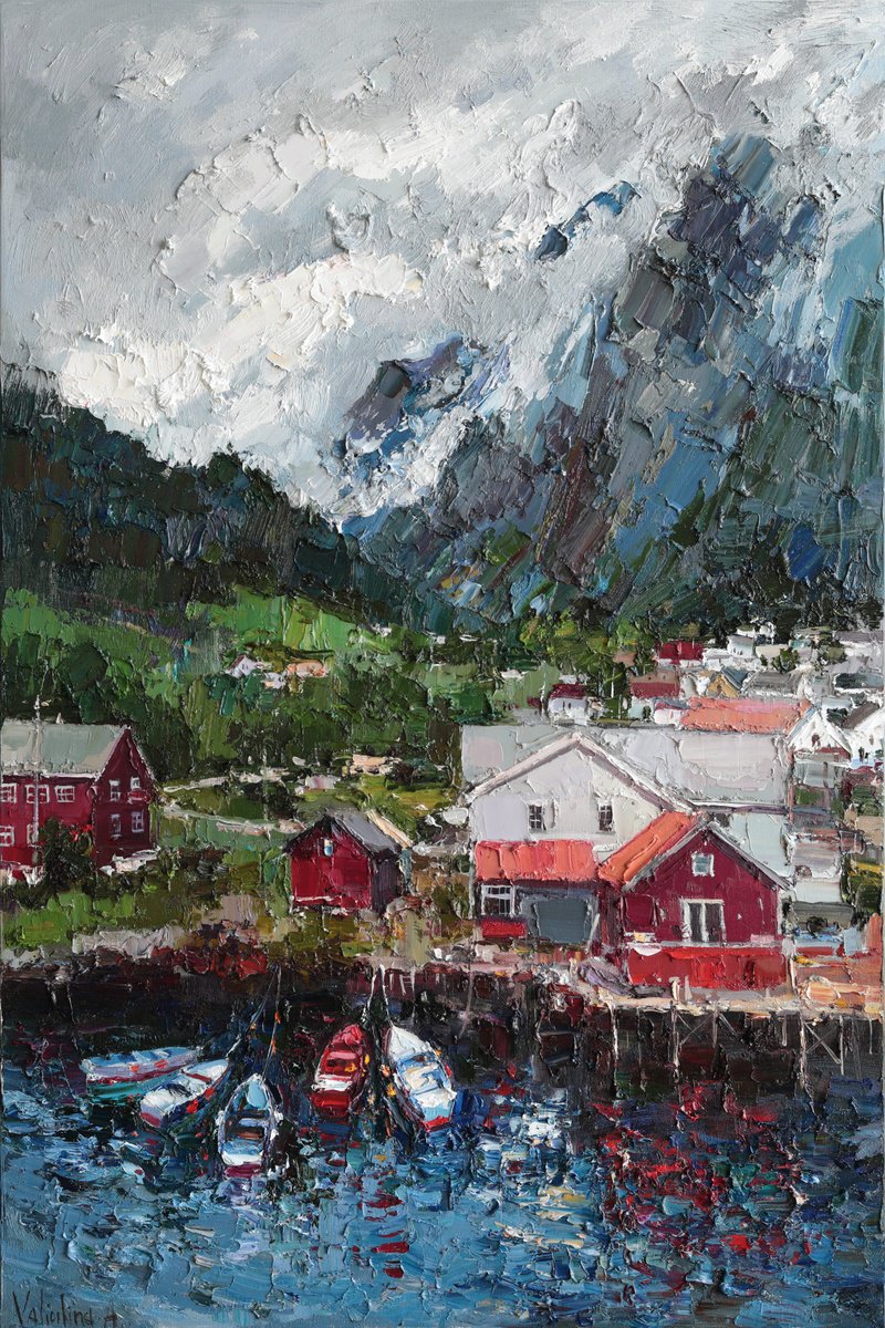 Lofoten Landscape by Anastasiia Valiulina