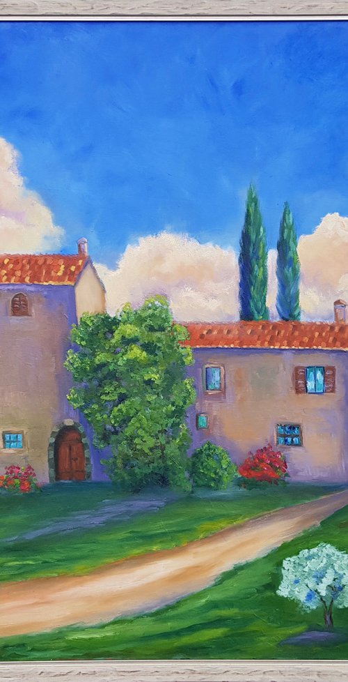 Village in Toscana by Svetlana Grishkovec-Kiisky