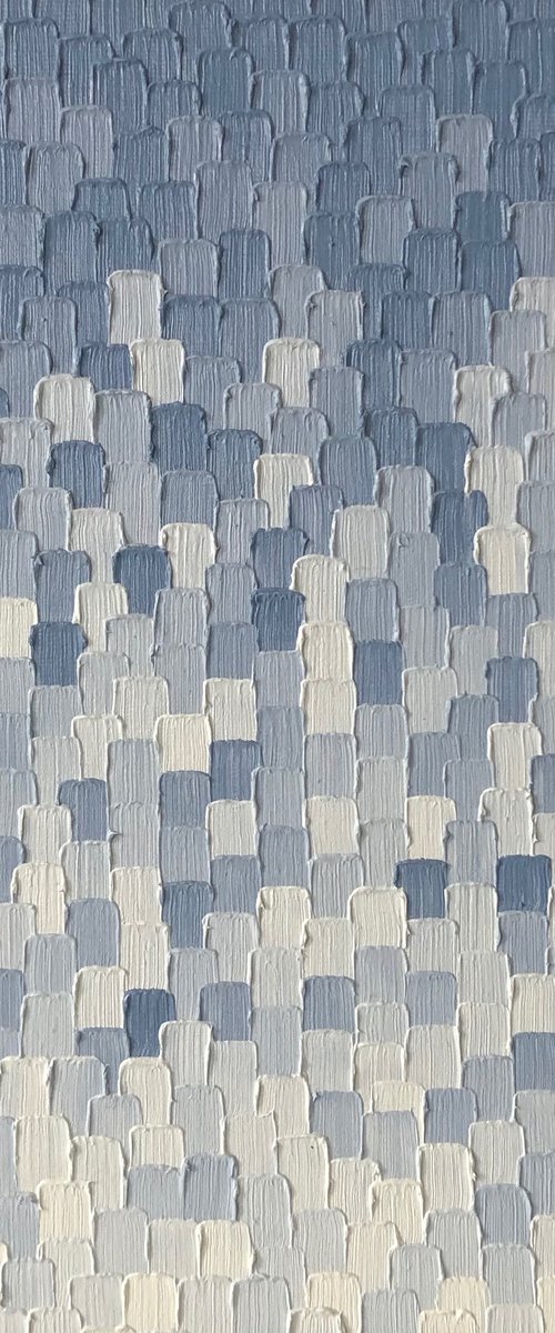 Soft Blue Showers by Meredith B.  Studios
