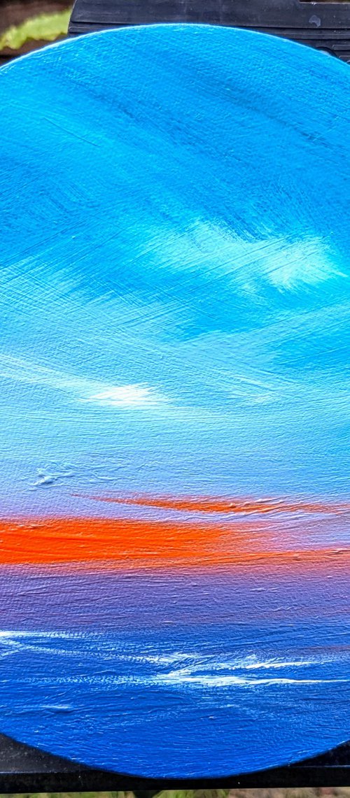 Circular Seascape 3 by Mel Graham