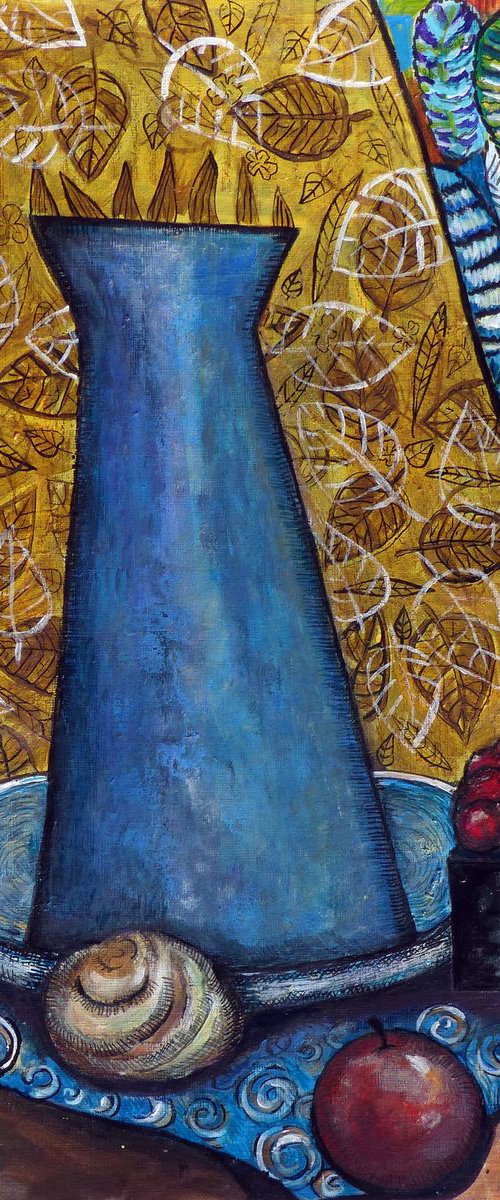Still life with a shell by Elizabeth Vlasova