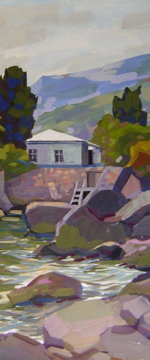 Etude gouache13 by Sergey  Kachin