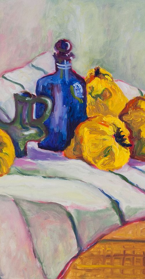 Still Life With Quinces by Liudmila Pisliakova