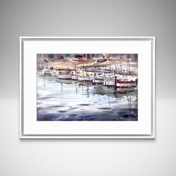 Boats at the pier #2