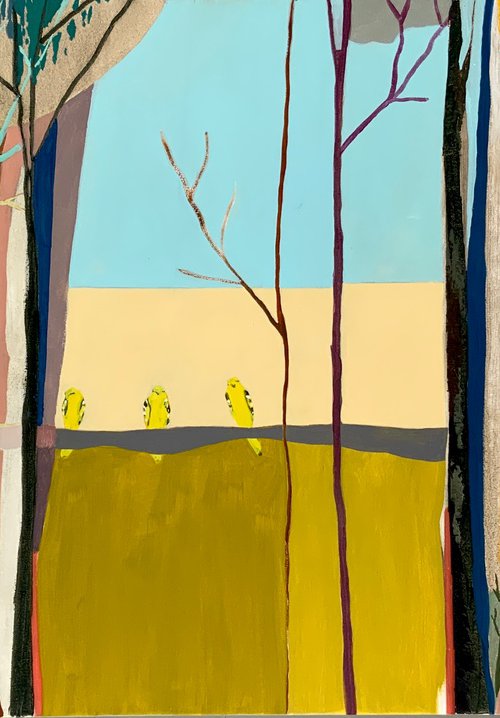 Four Waiting for Steve to Put Out the Feeders by Steven Page Prewitt