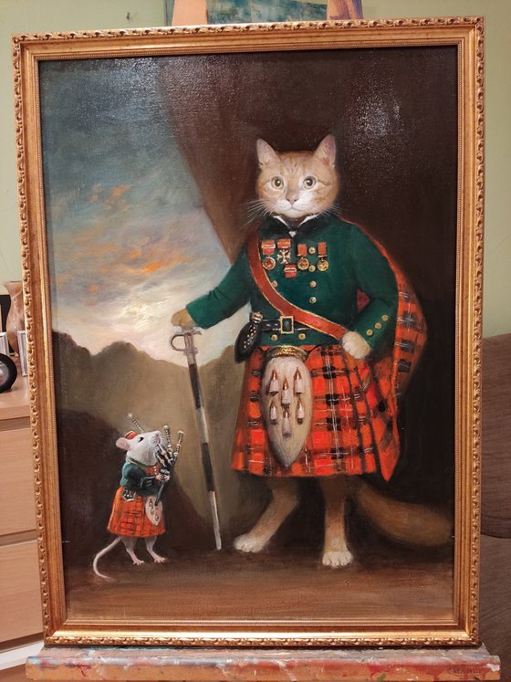 Scottish Cat  🐱 🐭