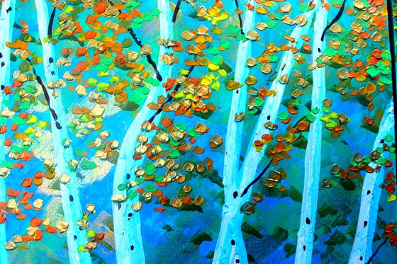 Aspens I & II. Diptych