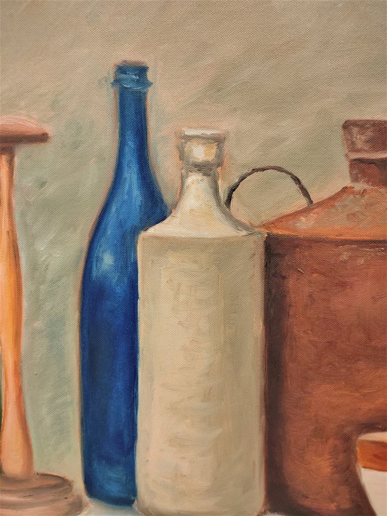 The blue bottle / And why not Morandi…