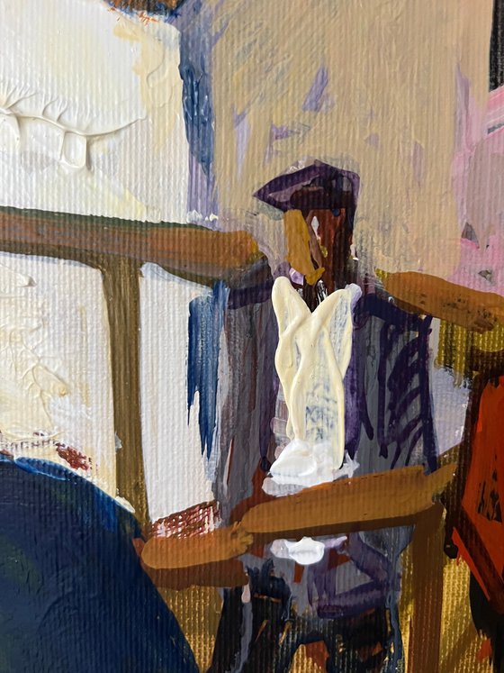 Houses Bathed in Light