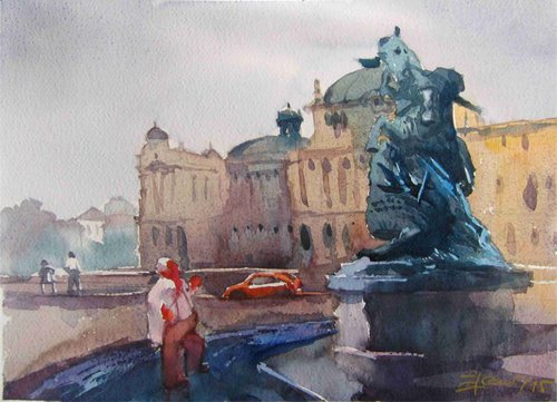 Admirer by Goran Žigolić Watercolors